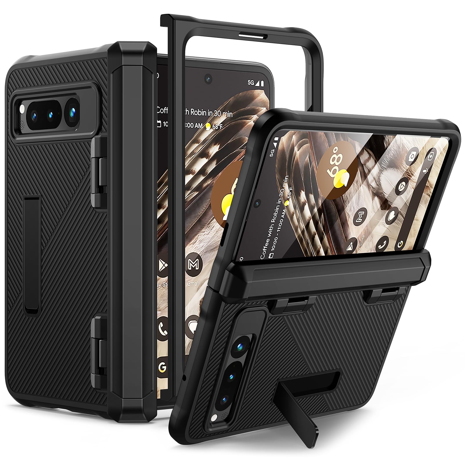 Amazon.com: Lanhiem for Google Pixel Fold Case, Built-in Screen